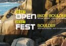 Open de Boulder e Festival na rocha em Garopaba